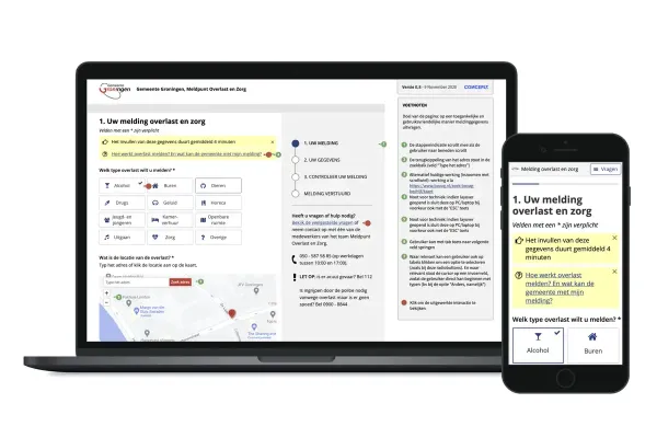 Case Gemeente Groningen prototype melding