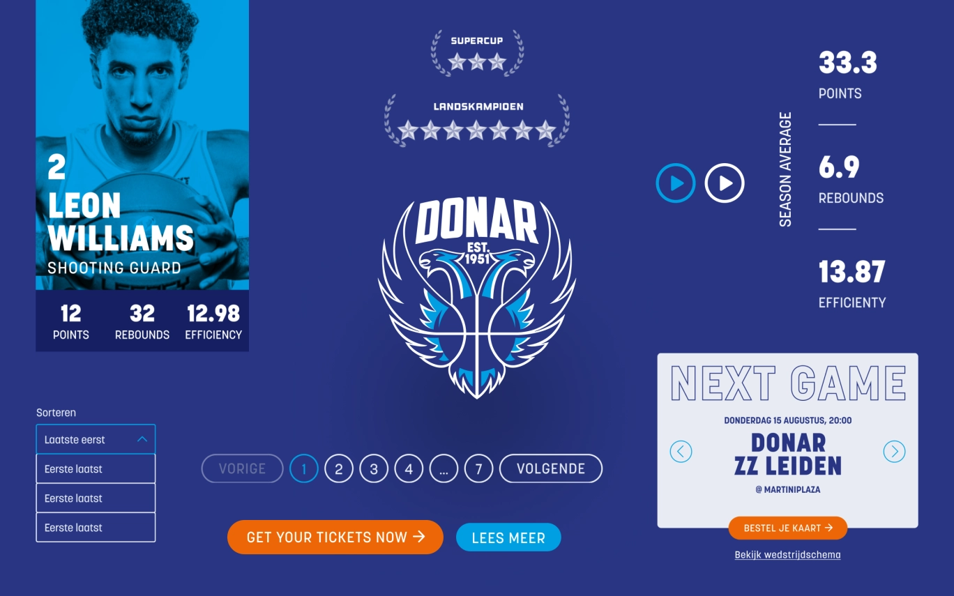 Donar design elementen