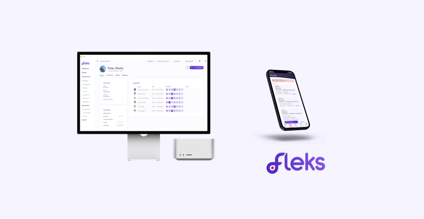 Planningstool Fleks desktop en app