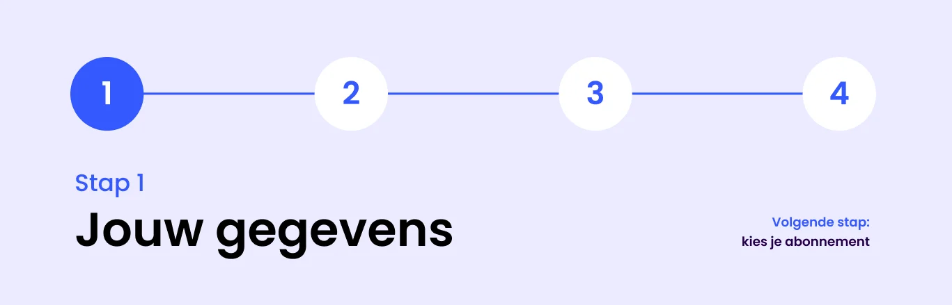Dividing a form into steps makes it a lot more user-friendly.
