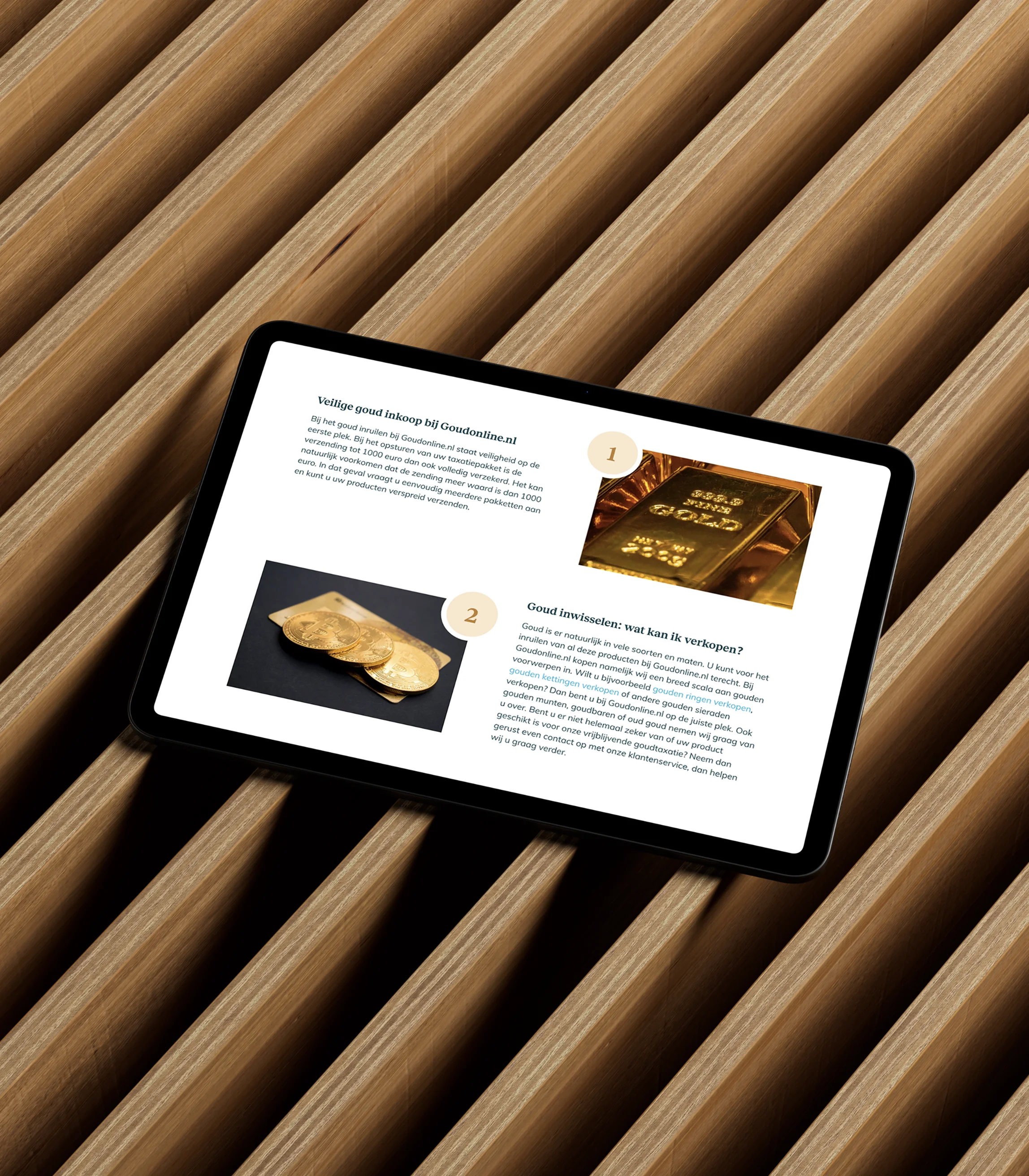 GoudOnline Ipad
