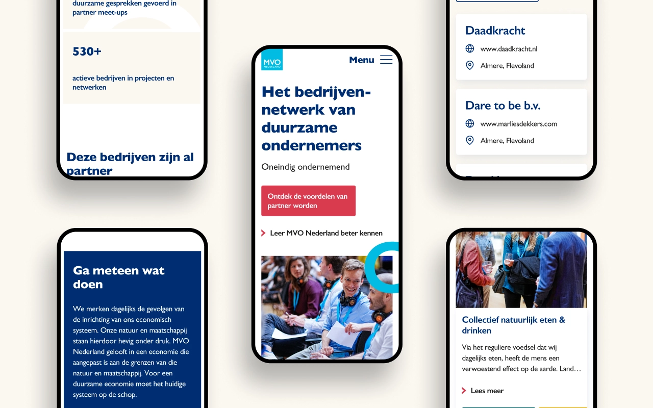 MVO Nederland Mobiel Design